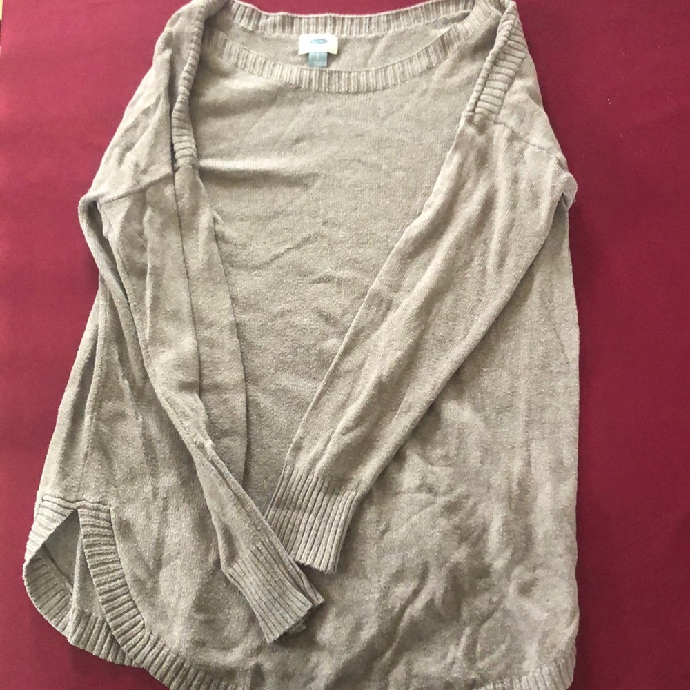 Brown off the shoulder sweater